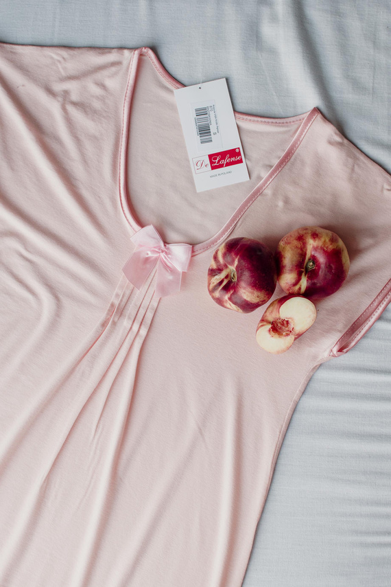 870 Visa De Lafense Nachthemd - Pfirsich