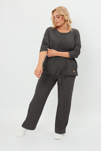 Avira Damen-Set Italienische Mode - dunkel meliert 