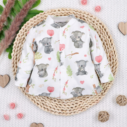 Nini Baby-Jäckchen 100% Sweet Koala Bio-Baumwolle – Hergestellt in Polen