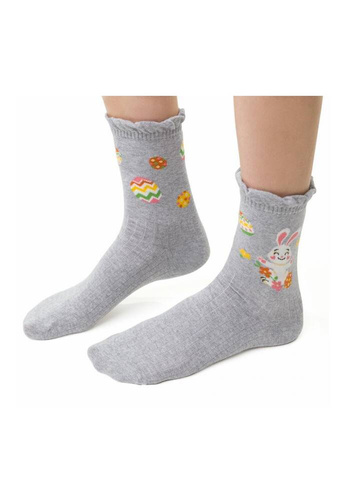 Art.136 Happy Ester Steven Damensocken – 131 Graumelange