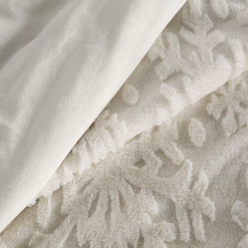 Blink 2 Eurofirany Weihnachtsdecke, Creme und Gold