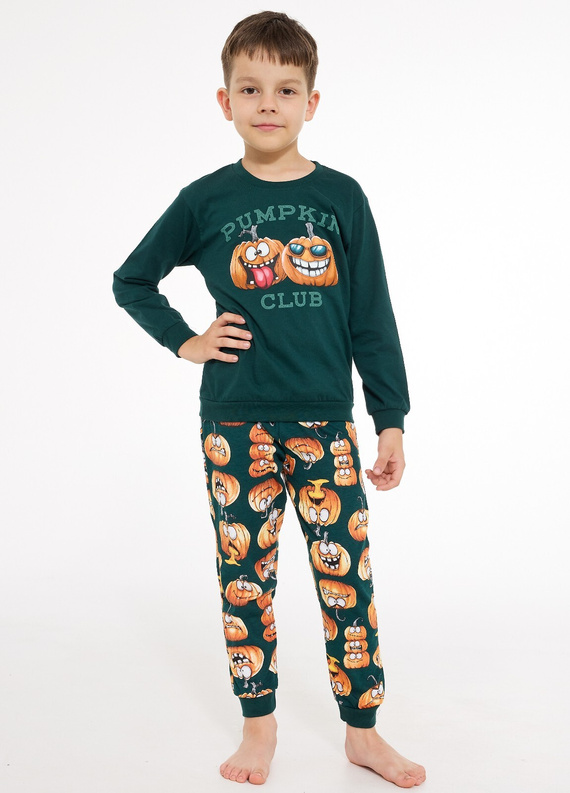 Jungen-Pyjama Cornette 593/187 966/187 Pumpkin Club 100% Baumwolle Lang