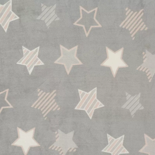 Flano 4 Sterne Samtbettwäsche Eurofirany grau