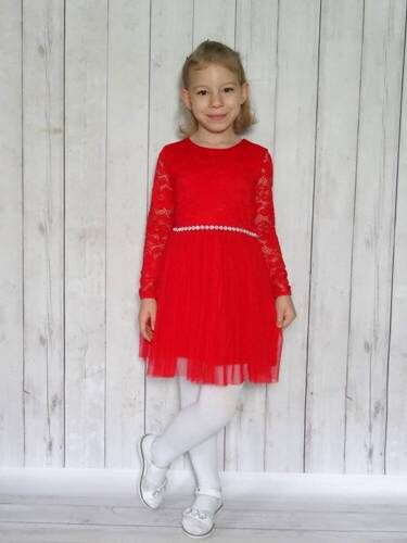 Angel II Bambarillo Langarmkleid, rot