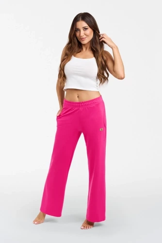 Alta Damenhose Italienische Mode - fuchsia