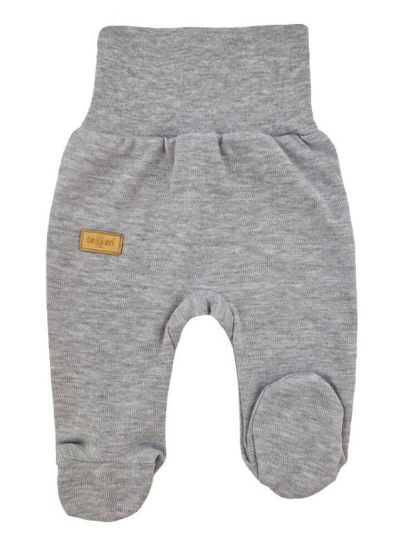 Baumwollschlafanzug „Lines“ Terjan – grau