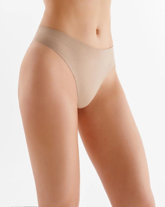 Nahtlose Brazilian Slips S110 Gabriella gerippt bequem formend