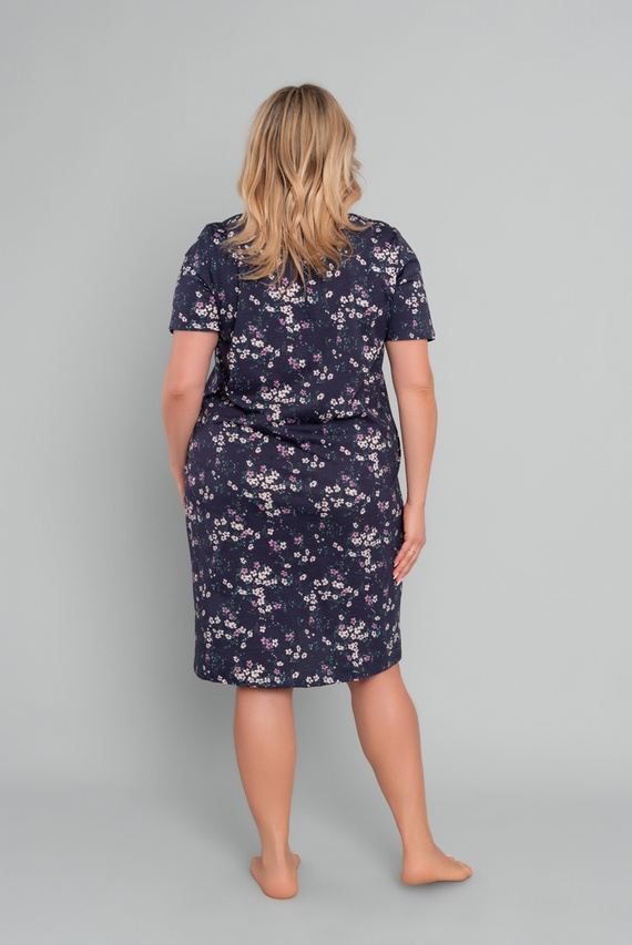 Evita kurzärmeliges Nachthemd Italian Fashion - Druck 