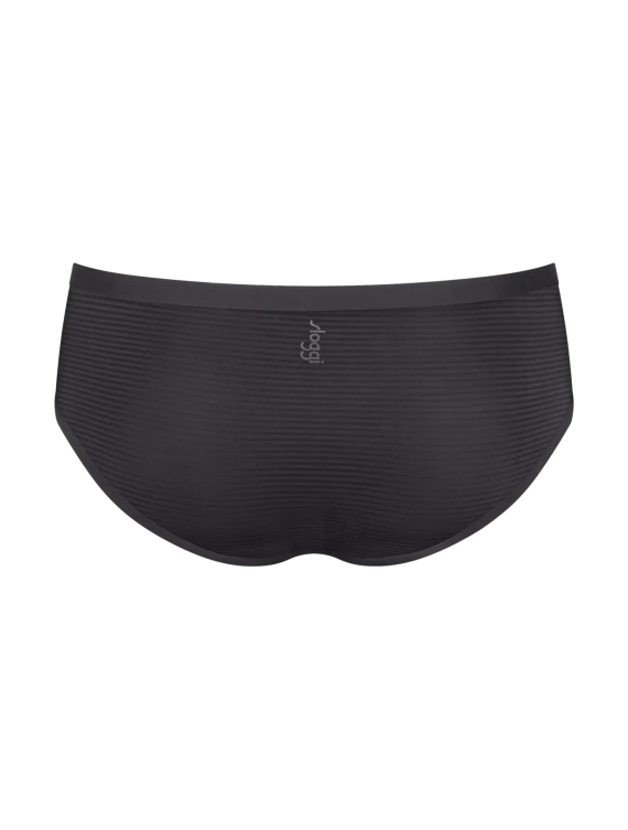sloggi ZERO Feel Air Hipster – nahtlose, leichte Slips black