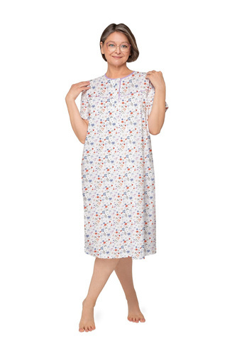 203 Bogna I Martel Nachthemd mit Reißverschluss -25 Lila