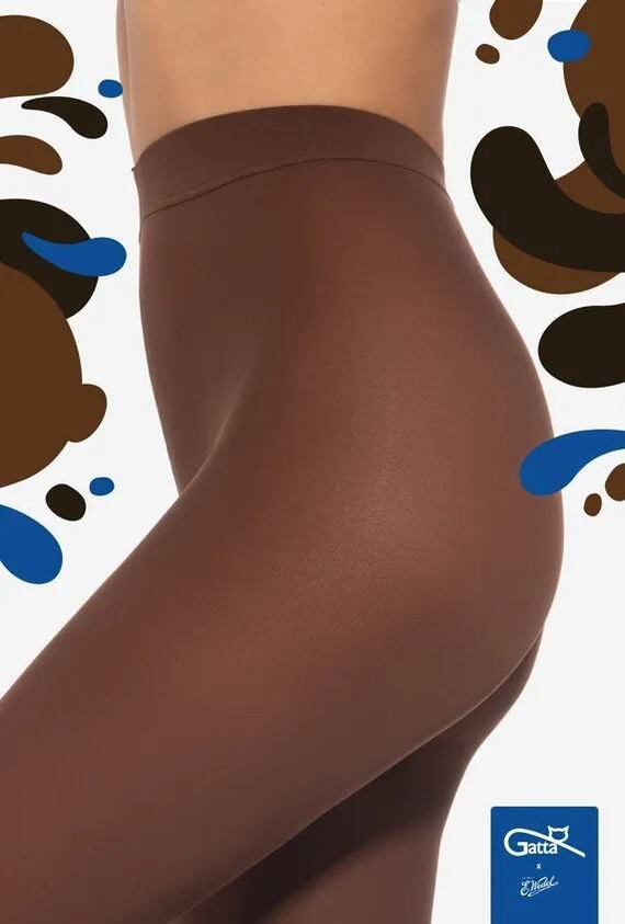 Wedel Microfaser Damenstrumpfhose 40 den Gatta - Milchschoko