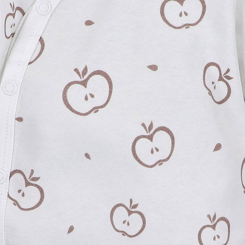 ABN-5291/JAB Happy Apples Bio-Baumwoll-Body mit Umschlag und Nini-Print