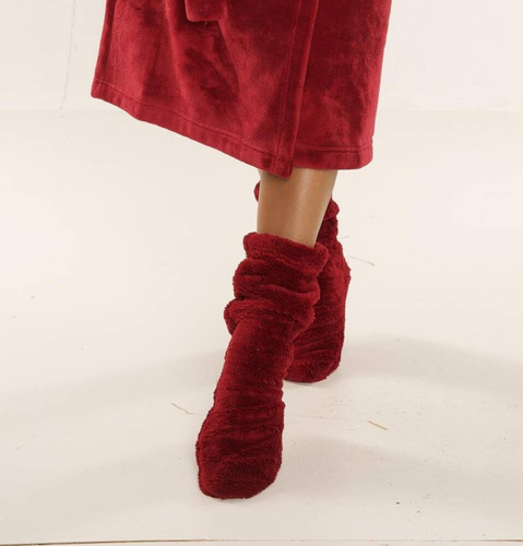 553/554 Wellsoft Smooth Schlafsocken De Lafense - kastanienbraun