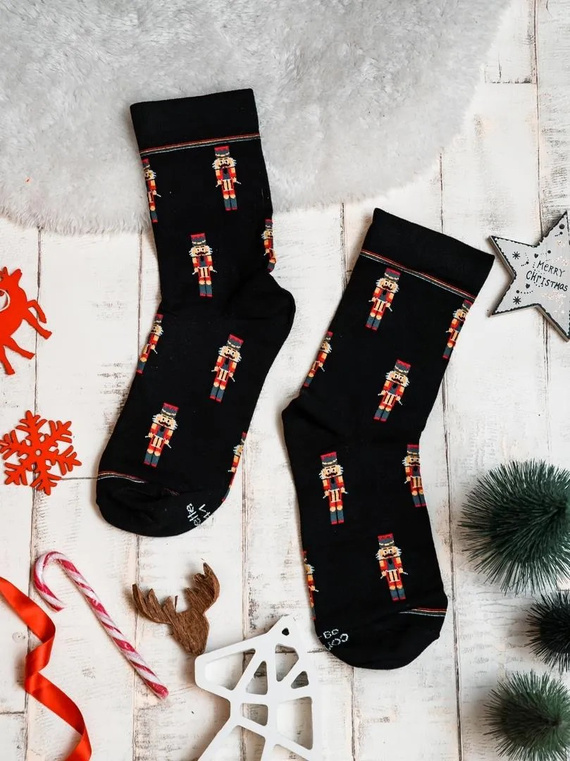 A45 A'3 Cornette Premium Socken - schwarz (Soldaten)