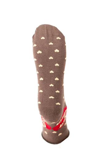 K90Z Großmutter Socken ungepresst Italienische Mode 