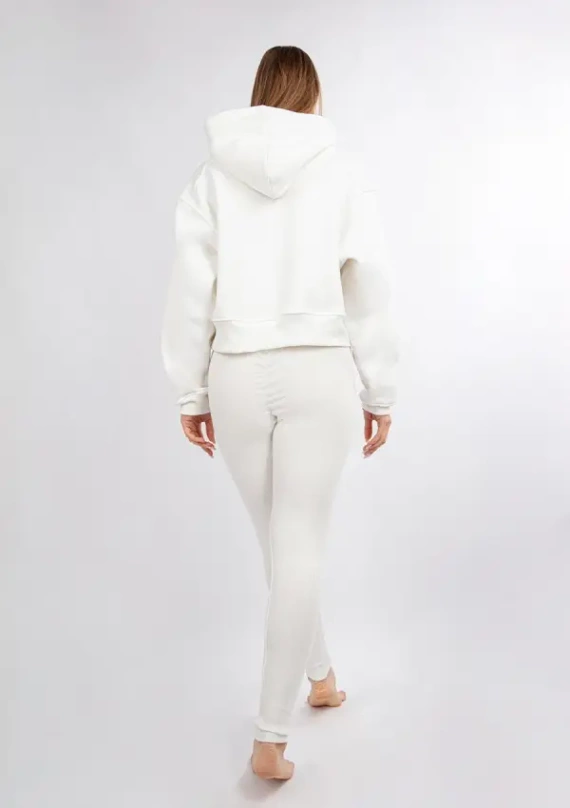 DK-K-B13 Dkaren Damen-Trainingsanzug-Set – Ecru