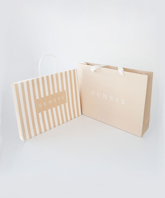 Sensis Geschenktüte – Papier, mittel W26 (40×10×30 cm)