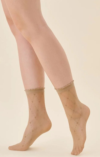 610 Suni Damensocken 20 den Gabriella - beige