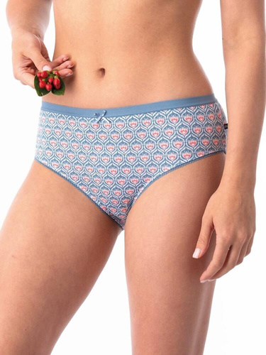 LPC 736 A'2 Damen-Slips 2er-Pack Key blau braun