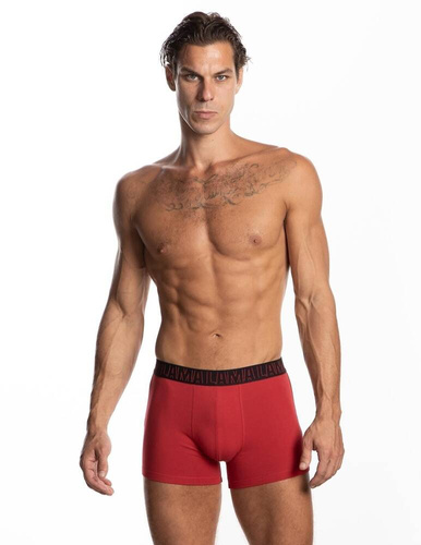 M-1056 SZG Herren Boxershorts Lama rot grün