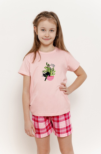 3386 Veronica Pyjama für Mädchen Taro – rosa