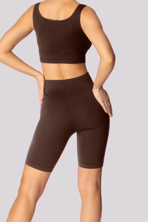 Gerippte Bikershorts für Damen von Mona Caffe
