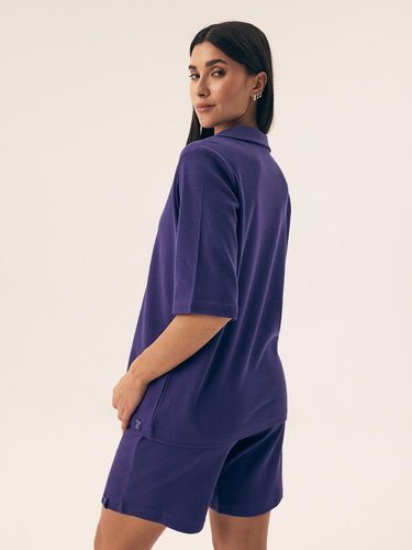 43348 Nilsa Damen-Pyjama Henderson – blau