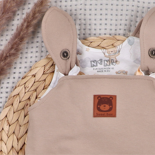 ABN-5515 Sky Journey Nini Baby-Overall – aus Bio-Baumwolle