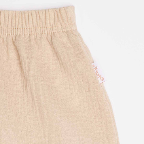Mädchen Shorts Nicol 224317 Musselin 100% Baumwolle Sommer - Beige