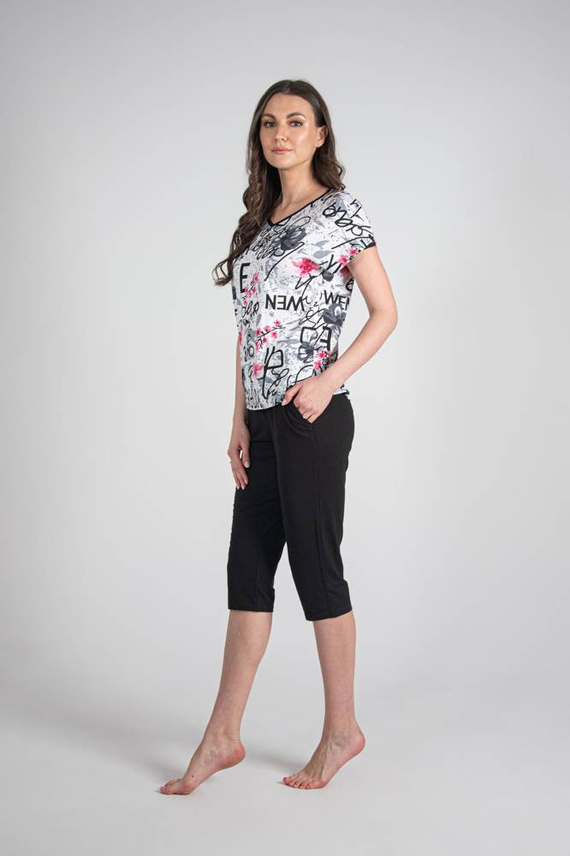 676 Soled Ladies' Pyjamas Forex - weiß