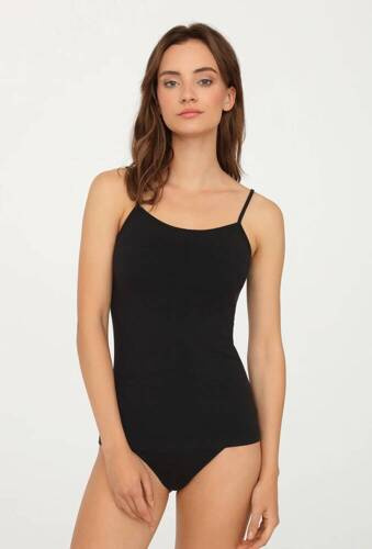 Gatta Camisole 42K 610 Damen Top nahtlos Mikrofaser dünne Träger
