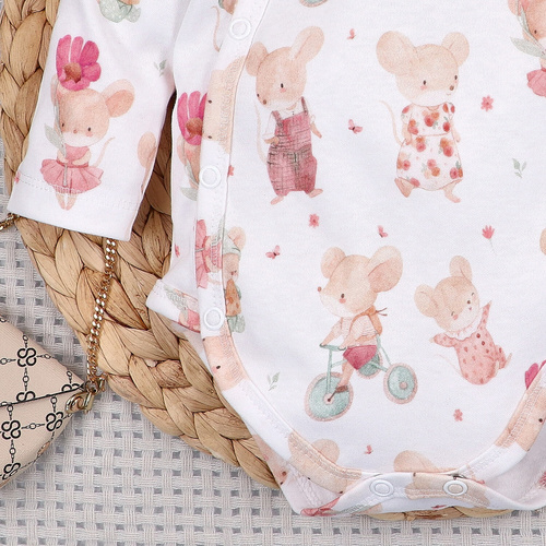 Nini Little Mouse Body 100% Bio-Baumwolle, hergestellt in Polen