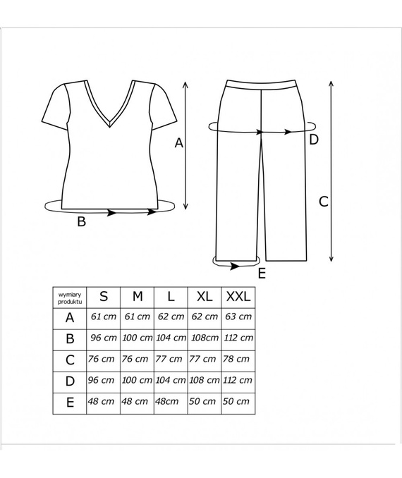 Amaris 3/4 Donna Damenpyjama – Ecru-Braun