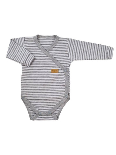 Langarm-Body „Lines“ Terjan – grau