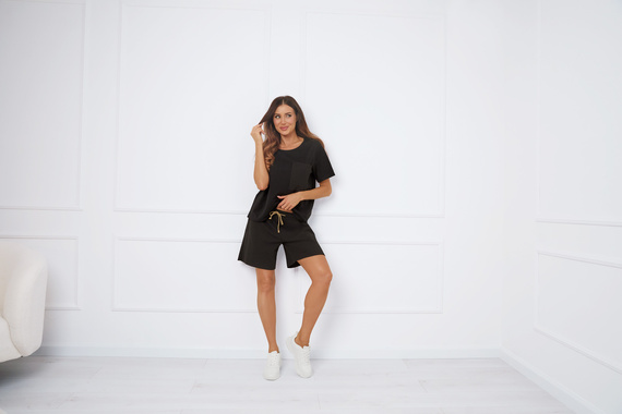 Bono Damen-Set Italienische Mode - schwarz