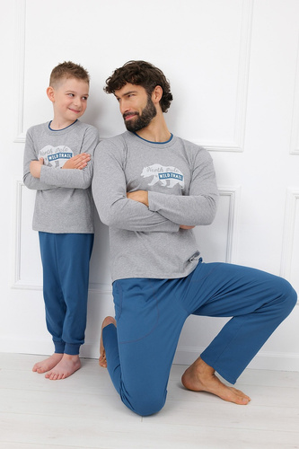 Jungen Pyjama Shiba Italian Fashion 100% Baumwolle Shorts