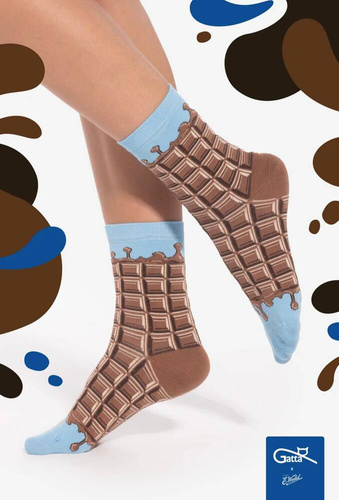 U04.WED Wedel Unisex Gatta Socken – Milky Choco 02/13E