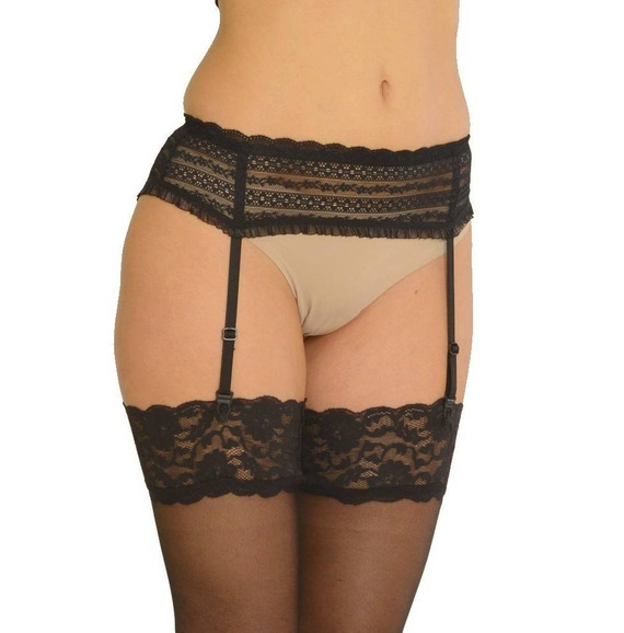 858 Leyla Forex Strumpfgürtel - schwarz