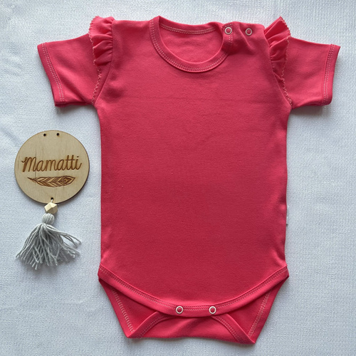 BK14323 Mamatti Kurzarm-Body – Koralle