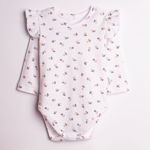 Babybody für Mädchen Nicol 220097 – 100% Baumwolle, Langarm