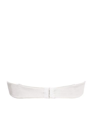 1580 Fantastischer Push-up-BH - Bandeau, Mikrofaser Sielei, weiß