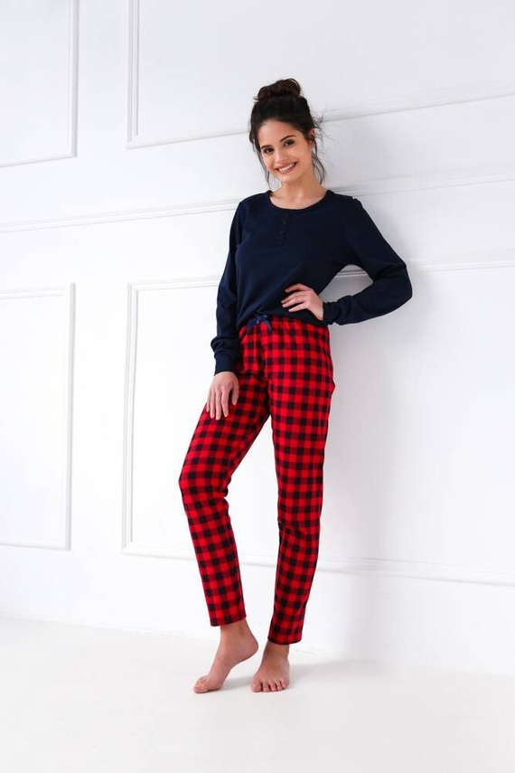 Bonnie Sensis Damen-Schlafanzug - navy blau