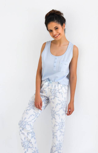 Arely Sensis Damen Schlafanzug - blau