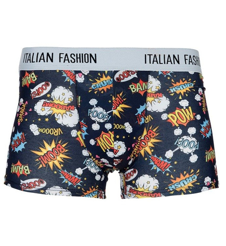 Boom Herren Boxershorts Italian Fashion - navy blau