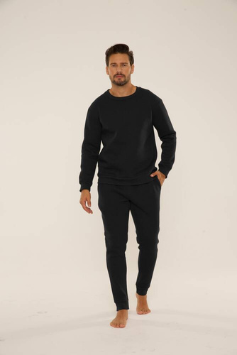 813 Indigo Herren Trainingsanzug von De Lafense - schwarz