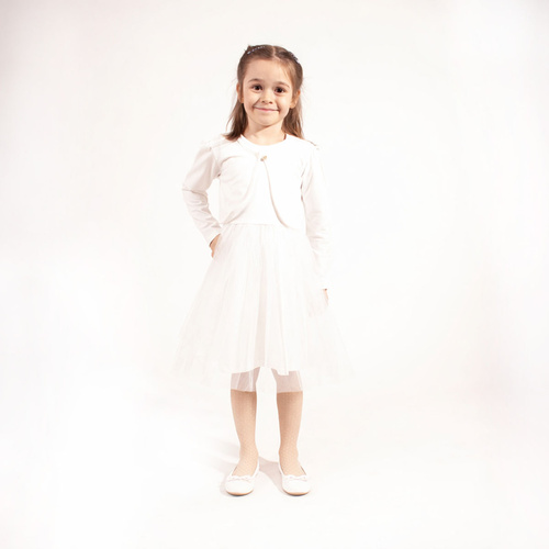 221166 Kleid und Bolero Set Kiku Nicol elegantes Mädchen Outfit