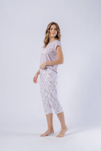 1543 Fabiana Leveza Damenpyjama Flieder