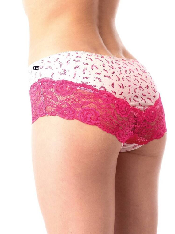 LPB 794 A'2 Damen-Brasilien-Slips im 2er-Pack Key – Himbeerrosa