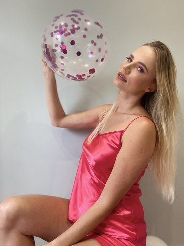 937 Classic Forex Damen Schlafanzug - Himbeere