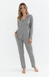 Schlafanzug ohne Reißverschluss